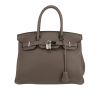 Sac à main Hermès  Birkin 30 cm en cuir togo gris - 360 thumbnail