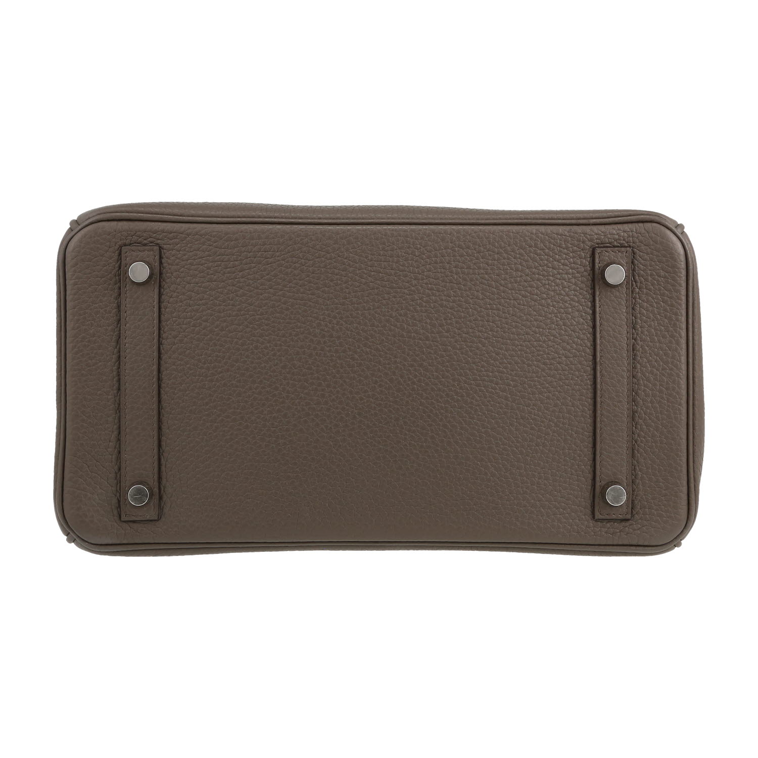 Hermès  Birkin 30 cm handbag  in grey togo leather - Detail D1