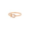 Fred Force 10 small model ring in pink gold and diamonds - 00pp thumbnail