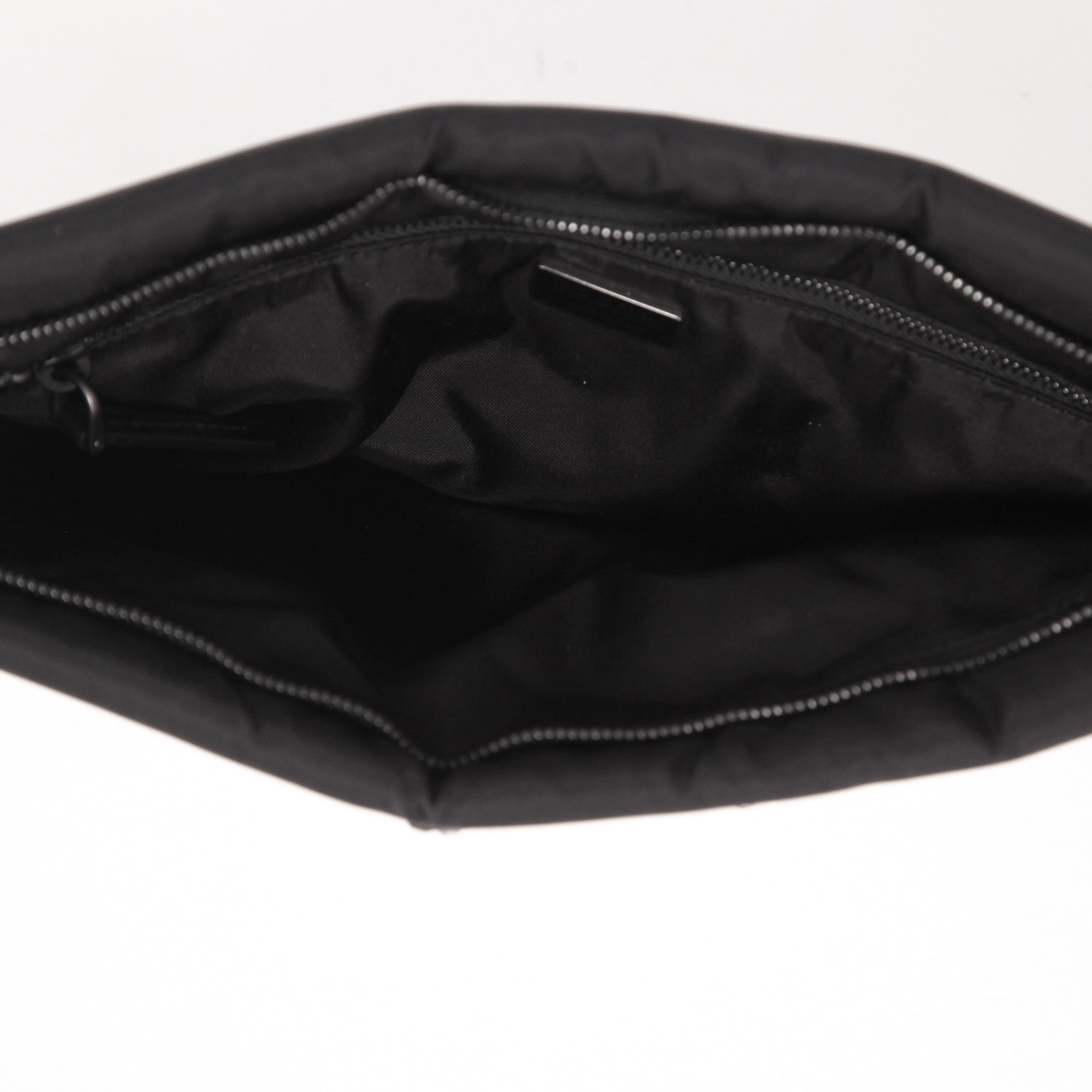 Sac à main Prada   en toile noire - Detail D3