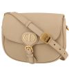 Borsa a tracolla Dior  Bobby modello medio  in pelle martellata beige - 00pp thumbnail