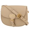 Dior  Bobby medium model  shoulder bag  in beige grained leather - 00pp thumbnail