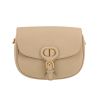 Borsa a tracolla Dior  Bobby modello medio  in pelle martellata beige - 360 thumbnail