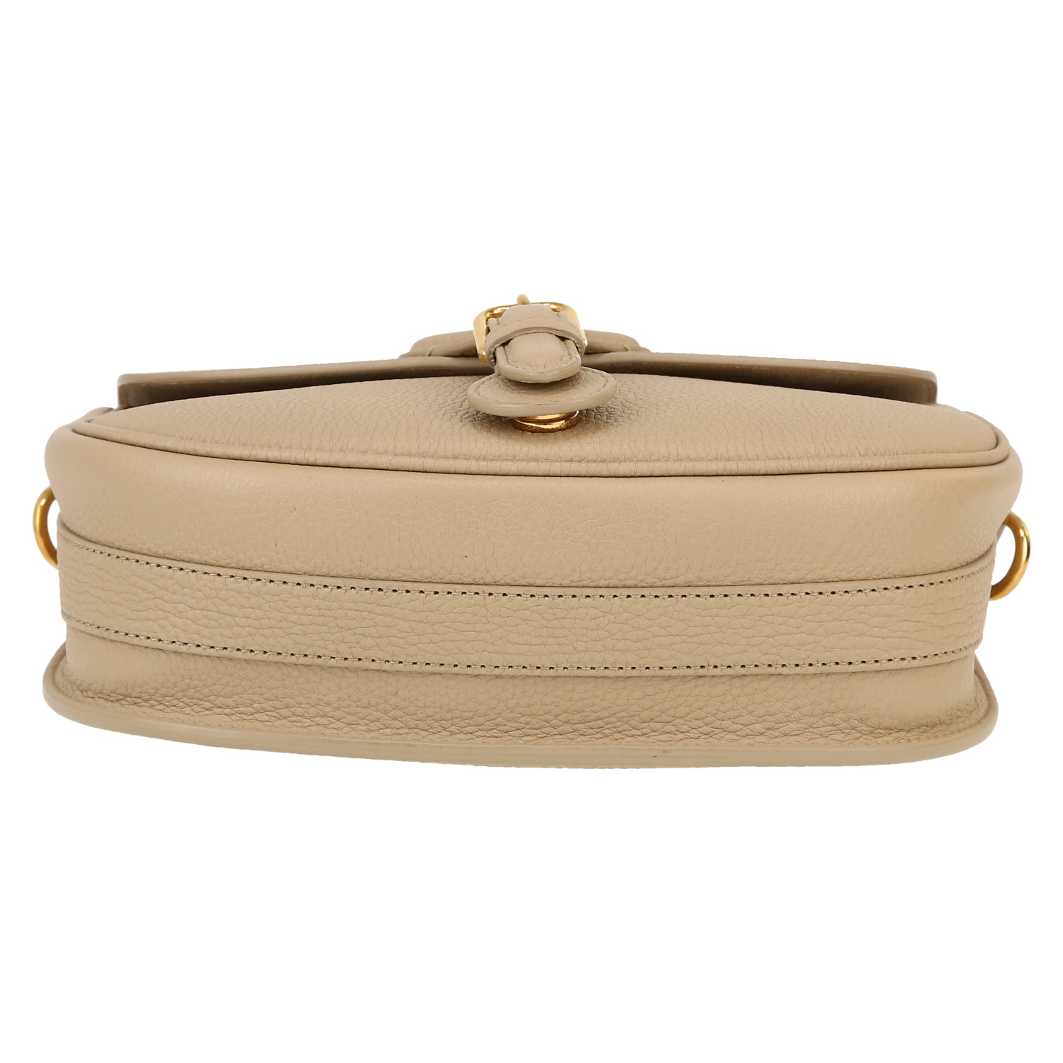 Bolso bandolera Dior  Bobby modelo mediano  en cuero granulado beige - Detail D1