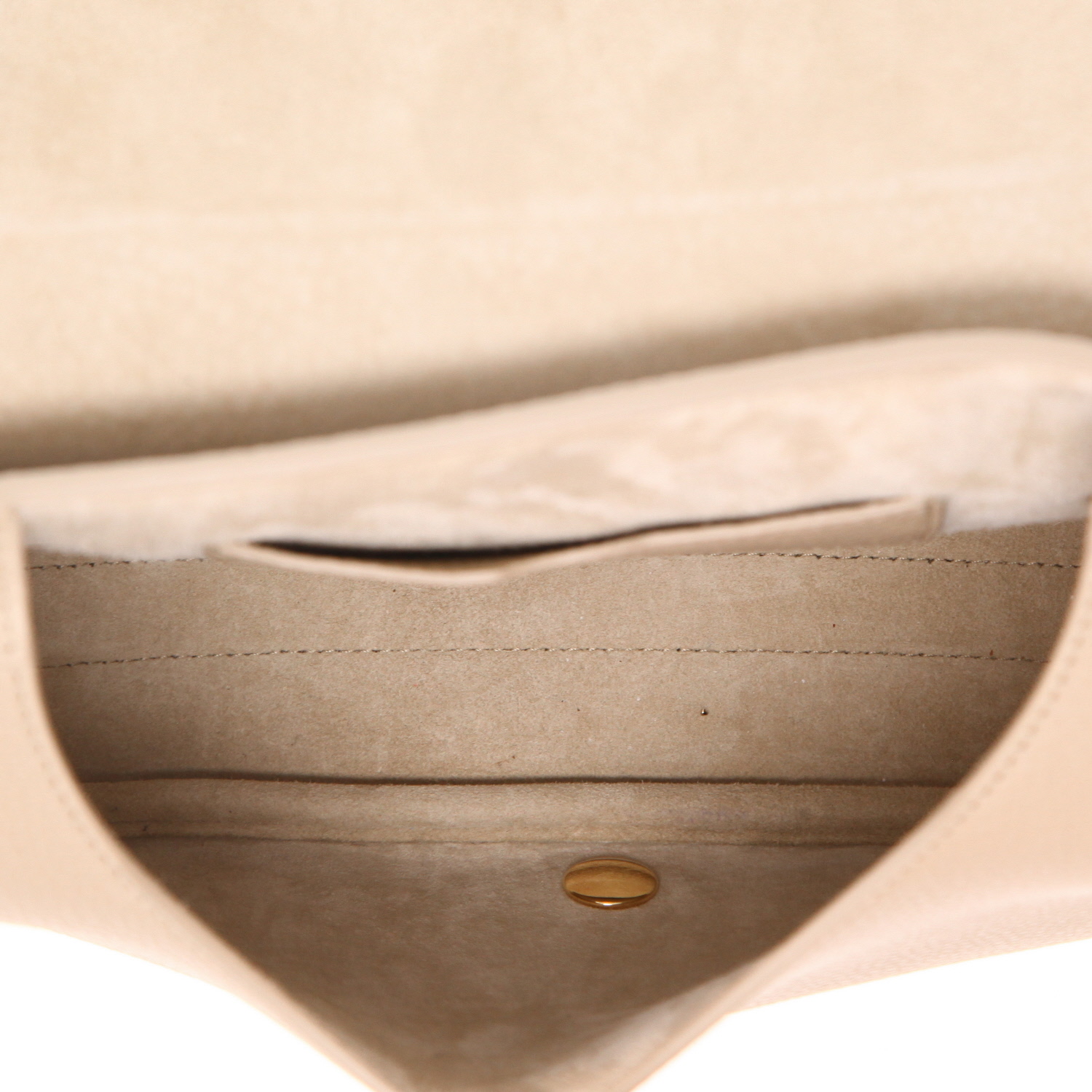 Sac bandoulière Dior  Bobby moyen modèle  en cuir grainé beige - Detail D3