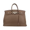 Hermès  Birkin 40 cm handbag  in etoupe togo leather - 360 thumbnail