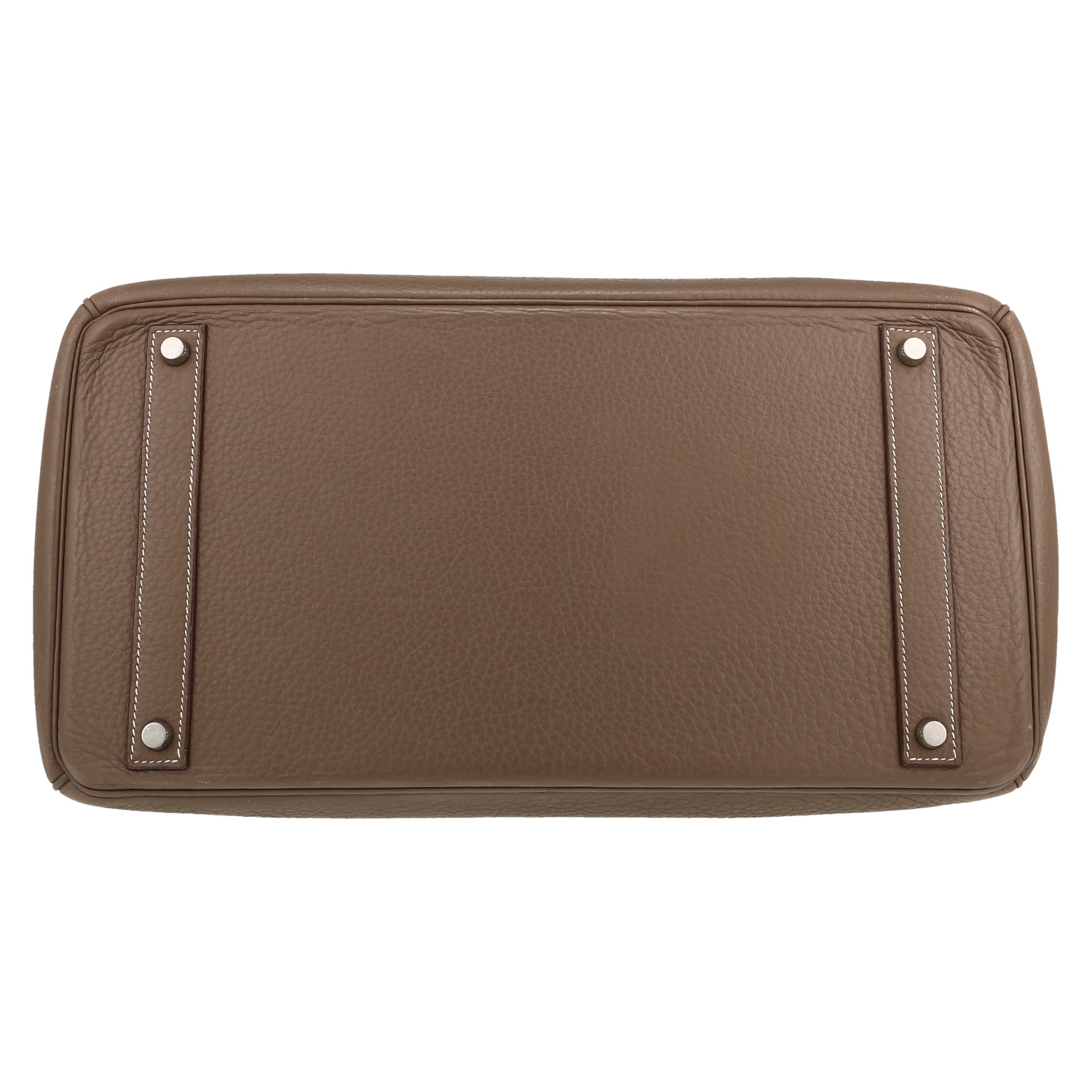 Sac à main Hermès  Birkin 40 cm en cuir togo étoupe - Detail D1