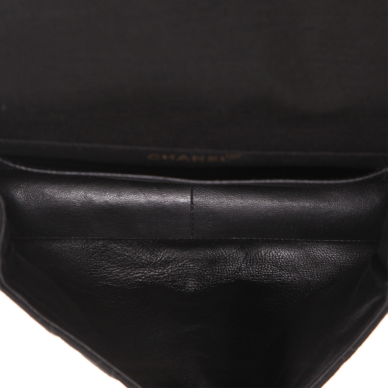 Bolso de mano Chanel  Timeless Classic en jersey acolchado negro - Detail D3