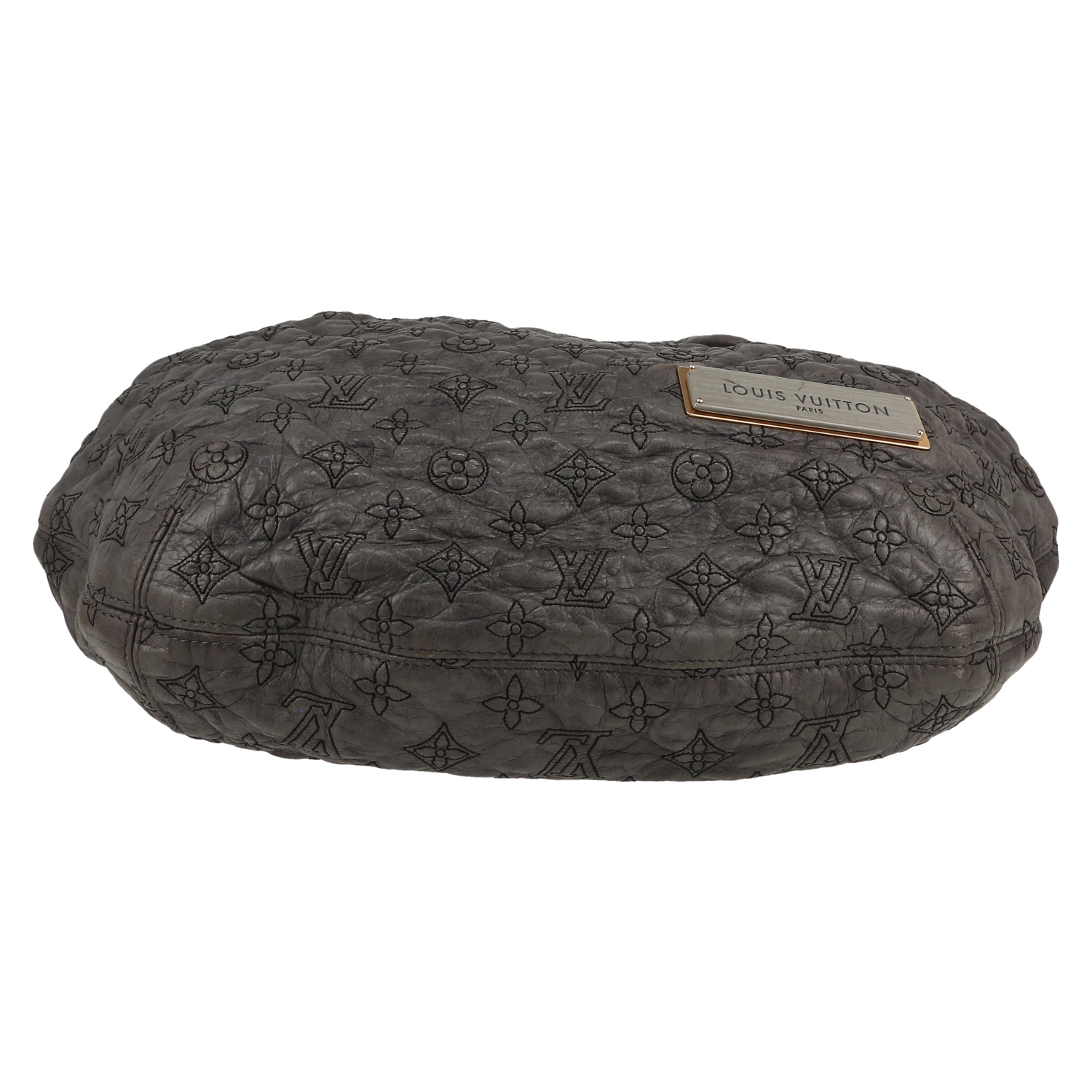 Louis Vuitton  Olympe handbag  in grey monogram leather - Detail D1