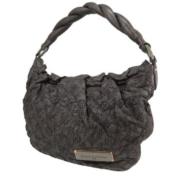 Borsa Louis Vuitton  Olympe in pelle monogram grigia
