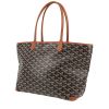 Bolso Cabás Goyard  Anjou en lona Monogram marrón y cuero marrón - 00pp thumbnail