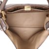 Fendi  X-lite shoulder bag  in brown leather - Detail D3 thumbnail