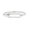 Hermès Clic bracelet in silver - 00pp thumbnail