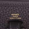 Hermès  Mini Evelyne shoulder bag  in Bleu Caban leather taurillon clémence - Detail D2 thumbnail