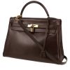 Hermès  Kelly 32 cm handbag  in brown box leather - 00pp thumbnail