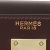 Bolso de mano Hermès  Kelly 32 cm en cuero box marrón - Detail D2 thumbnail
