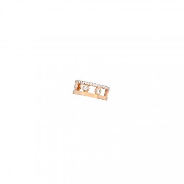 Messika Move Romane earring in pink gold and diamonds