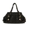 Chanel   handbag  in black quilted leather - 360 thumbnail
