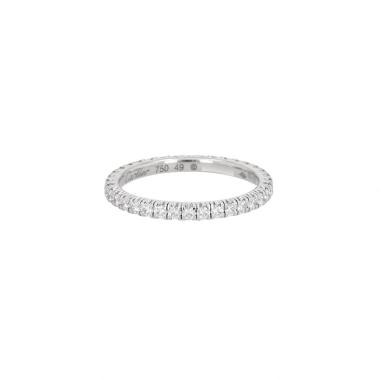 Alianza Cartier Etincelle de oro blanco y diamantes