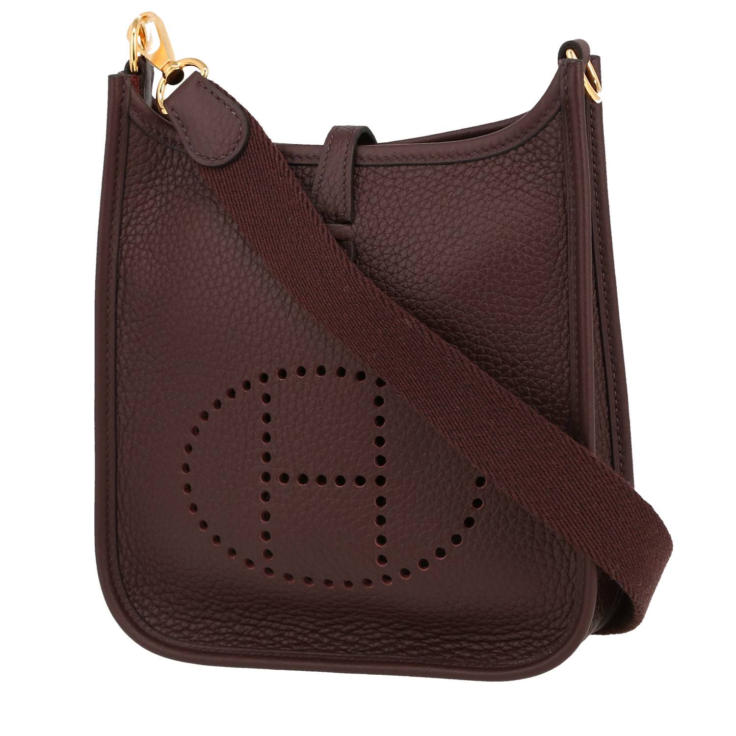 Mini Evelyne Shoulder Bag In H Leather Taurillon