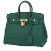 Bolso de mano Hermès  Birkin 25 cm en cuero togo verde malaquita - 00pp thumbnail