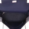 Hermès  Kelly 25 cm handbag  in blue togo leather - Detail D3 thumbnail