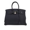 Sac à main Hermès  Birkin 35 cm en cuir togo bleu - 360 thumbnail