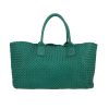 Bolso Cabás Bottega Veneta  Cabat en cuero intrecciato verde - 360 thumbnail