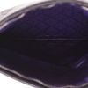 Bolsito de mano Chanel   en cuero acolchado azul - Detail D3 thumbnail