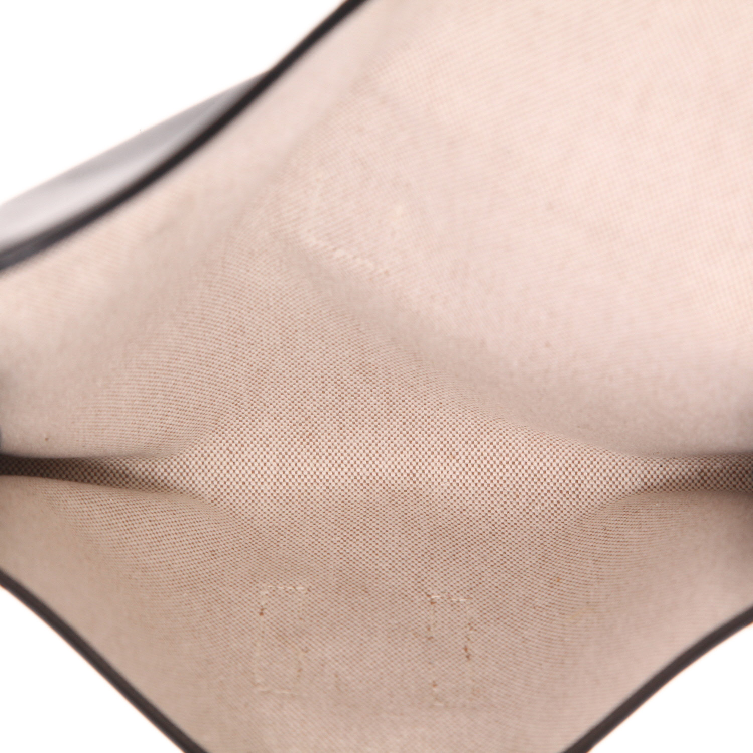 Pochette Hermès  Jige en cuir box noir - Detail D3