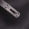 Borsa Hermès  Birkin 40 cm in pelle Courchevel nera - Detail D4 thumbnail