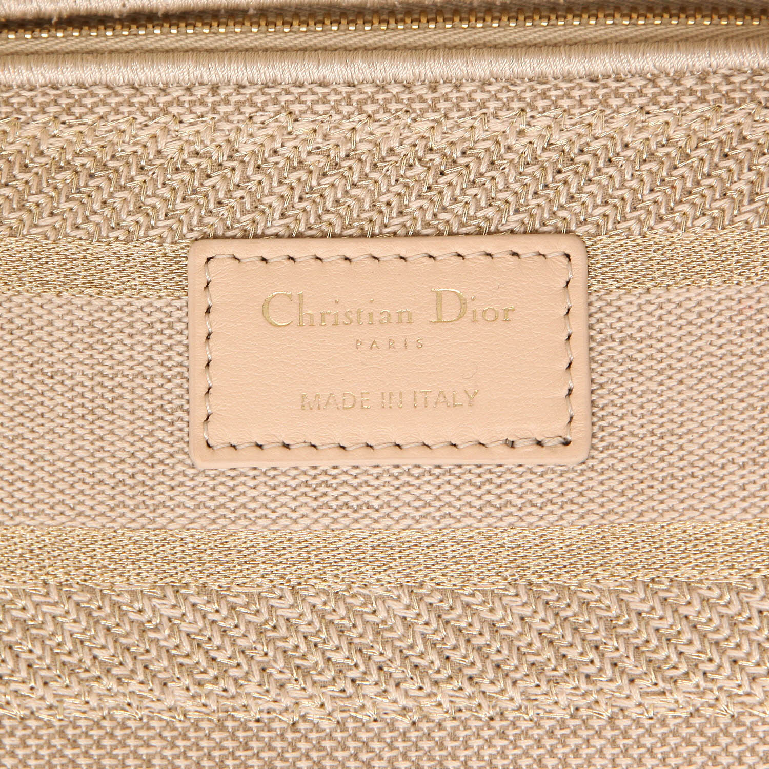 Borsa Dior  Lady D-Lite in tela beige - Detail D2