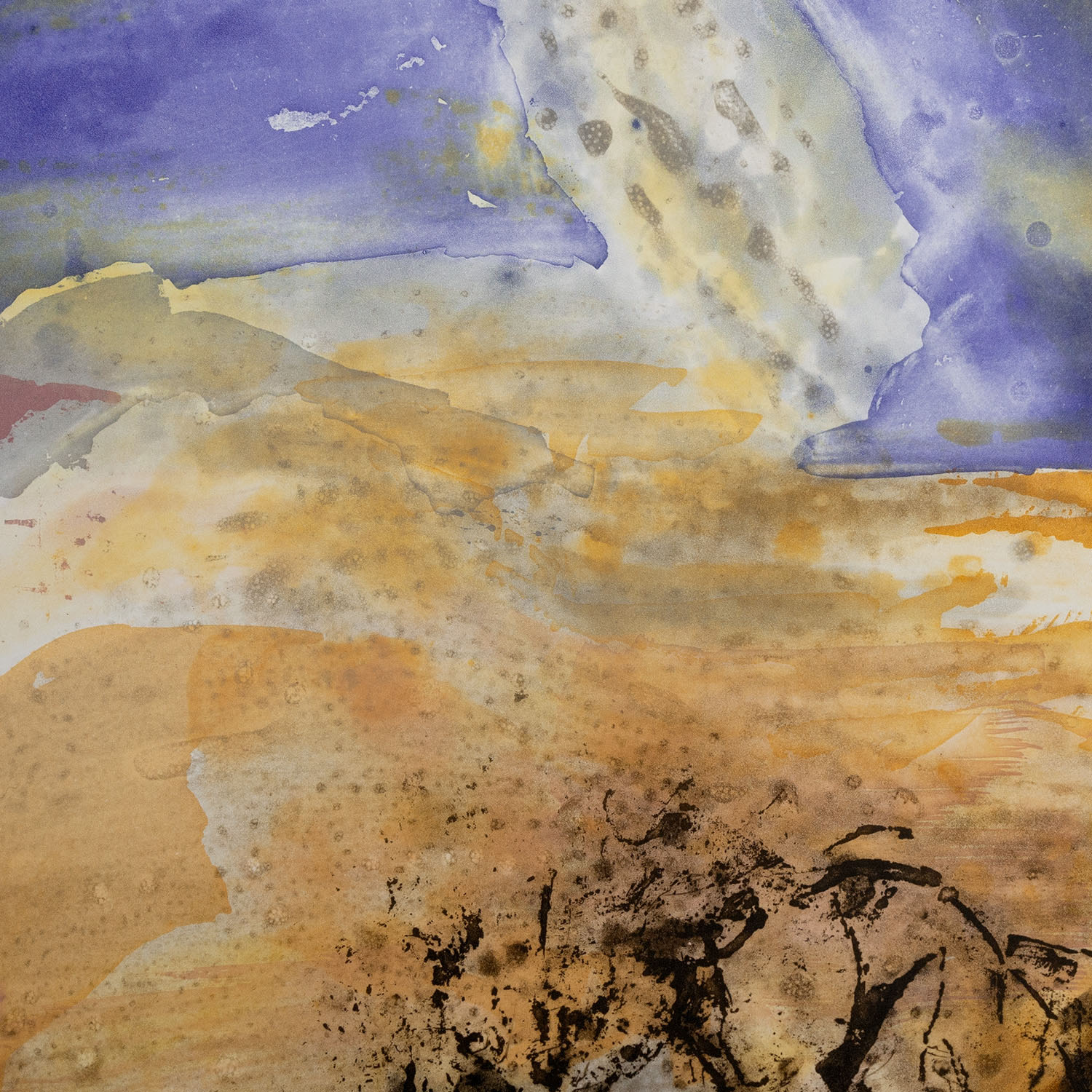 Zao Wou-Ki (1920-2013), Untitled n°340 - 1989 - Detail D1