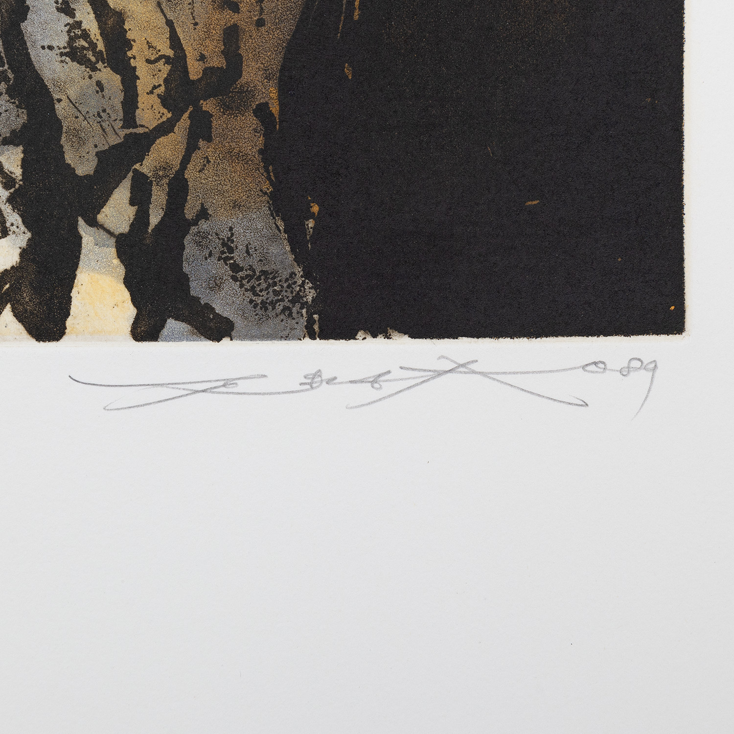 Zao Wou-Ki (1920-2013), Untitled n°340 - 1989 - Detail D4
