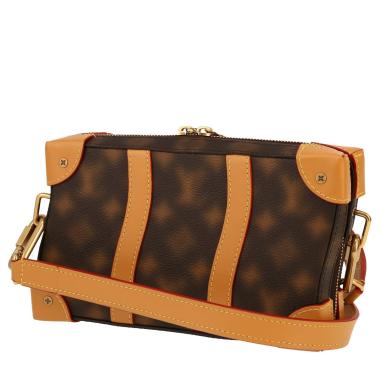 Borsa a tracolla Louis Vuitton  Soft Trunk in tela monogram e pelle naturale