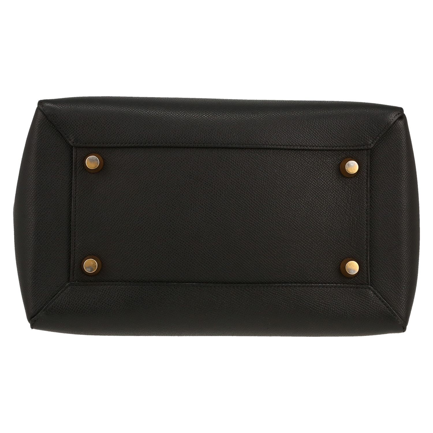 Bolso de mano Celine  Belt en cuero negro - Detail D1
