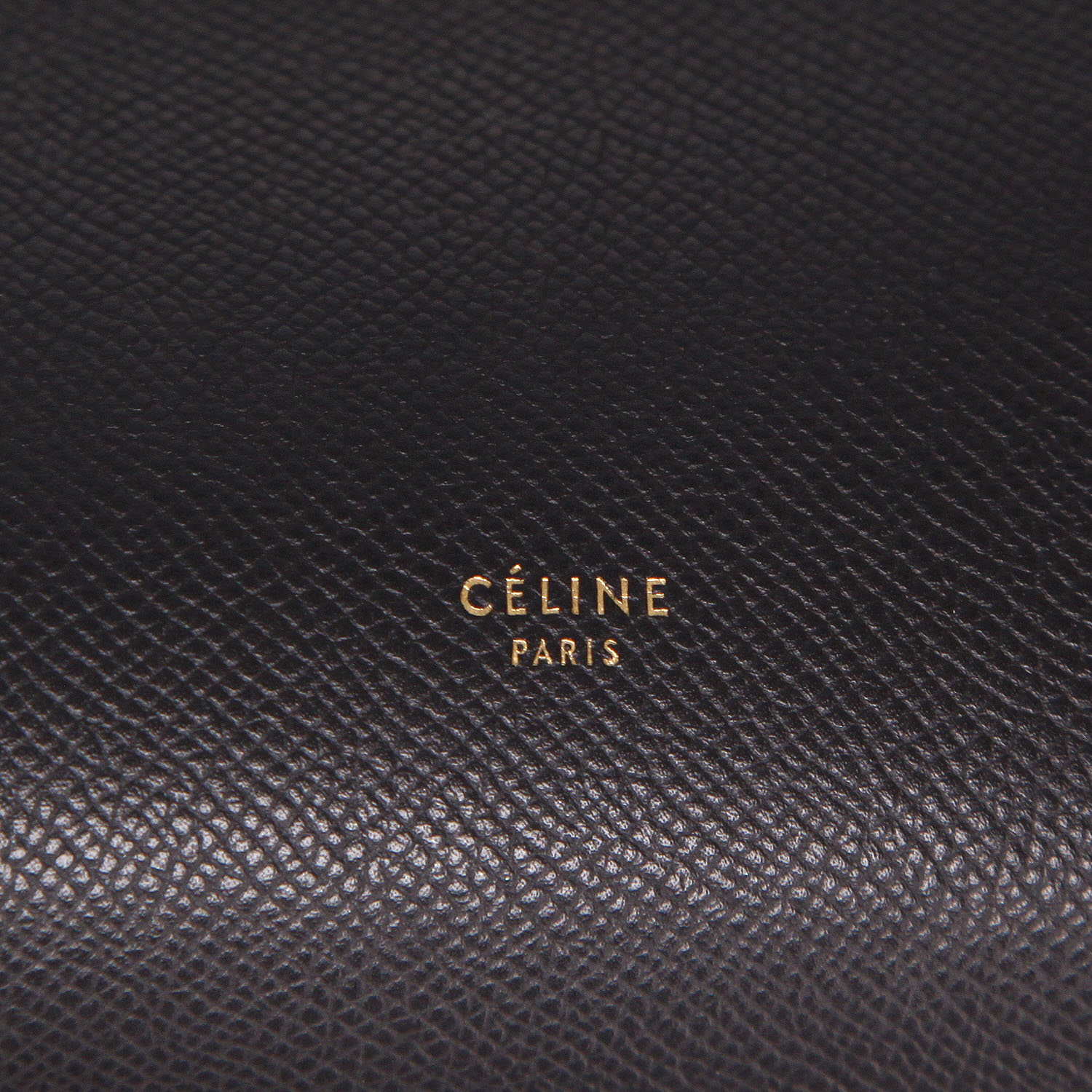 Sac à main Celine  Belt en cuir noir - Detail D2