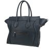 Celine  Luggage medium model  handbag  in navy blue leather - 00pp thumbnail