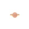Pomellato Luna small model ring in pink gold and quartz - 360 thumbnail