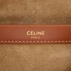 Bolso de mano Celine  Thais en cuero de obeja volteado beige y cuero marrón - Detail D2 thumbnail