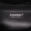 Sac à main Chanel  Petit Shopping en mouton retourné noir et cuir noir - Detail D2 thumbnail