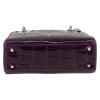 Sac bandoulière Dior  Mini Lady Dior en crocodile violet - Detail D1 thumbnail