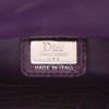 Bolso bandolera Dior  Mini Lady Dior en cocodrilo violeta - Detail D2 thumbnail