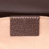 Borsa da spalla o a mano Gucci  Padlock Bengal in tela monogram beige e pelle marrone - Detail D2 thumbnail