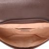 Bolso para llevar al hombro o en la mano Gucci  Padlock Bengal en lona Monogram beige y cuero marrón - Detail D3 thumbnail