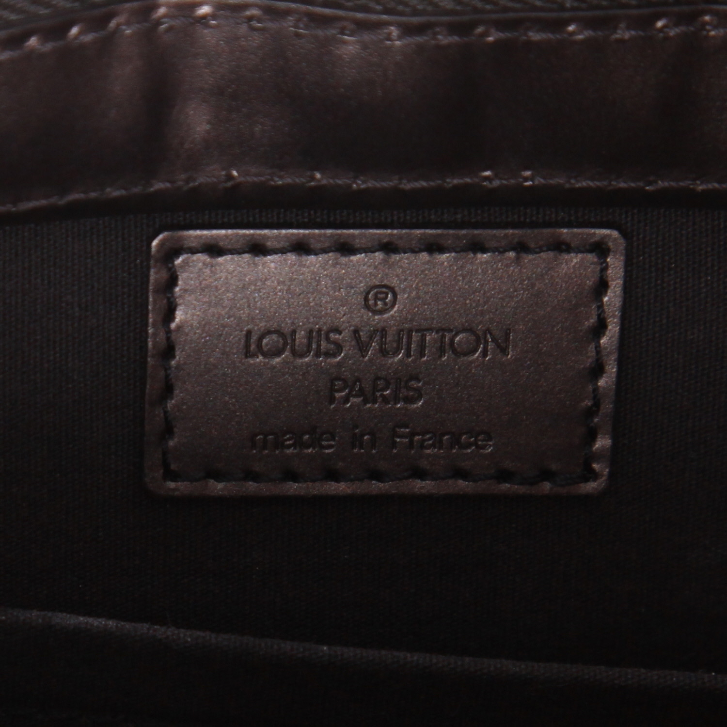 Sac porté épaule Louis Vuitton  Allston en cuir monogram empreinte gris - Detail D2