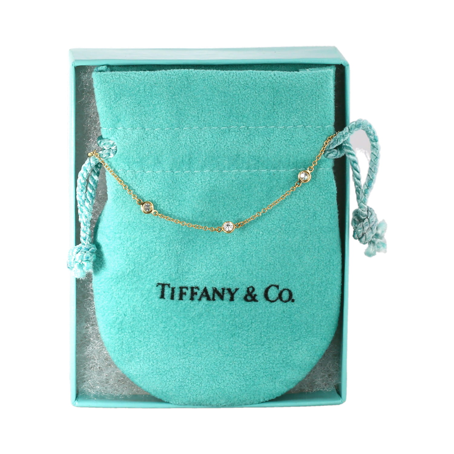 Tiffany & Co Diamonds By The Yard bracelet in yellow gold and diamond