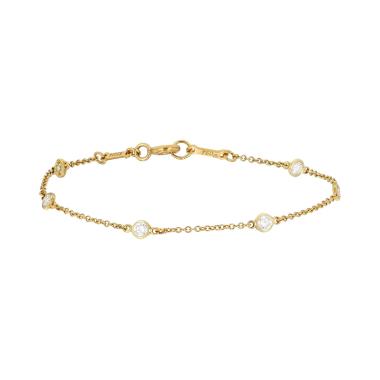 Tiffany & Co Diamonds By The Yard bracelet in yellow gold and diamond