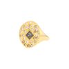 Anello De Beers Talisman in oro giallo, diamanti e diamante grezzo - 00pp thumbnail