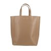 Celine  Vertical handbag  in taupe grained leather - 360 thumbnail